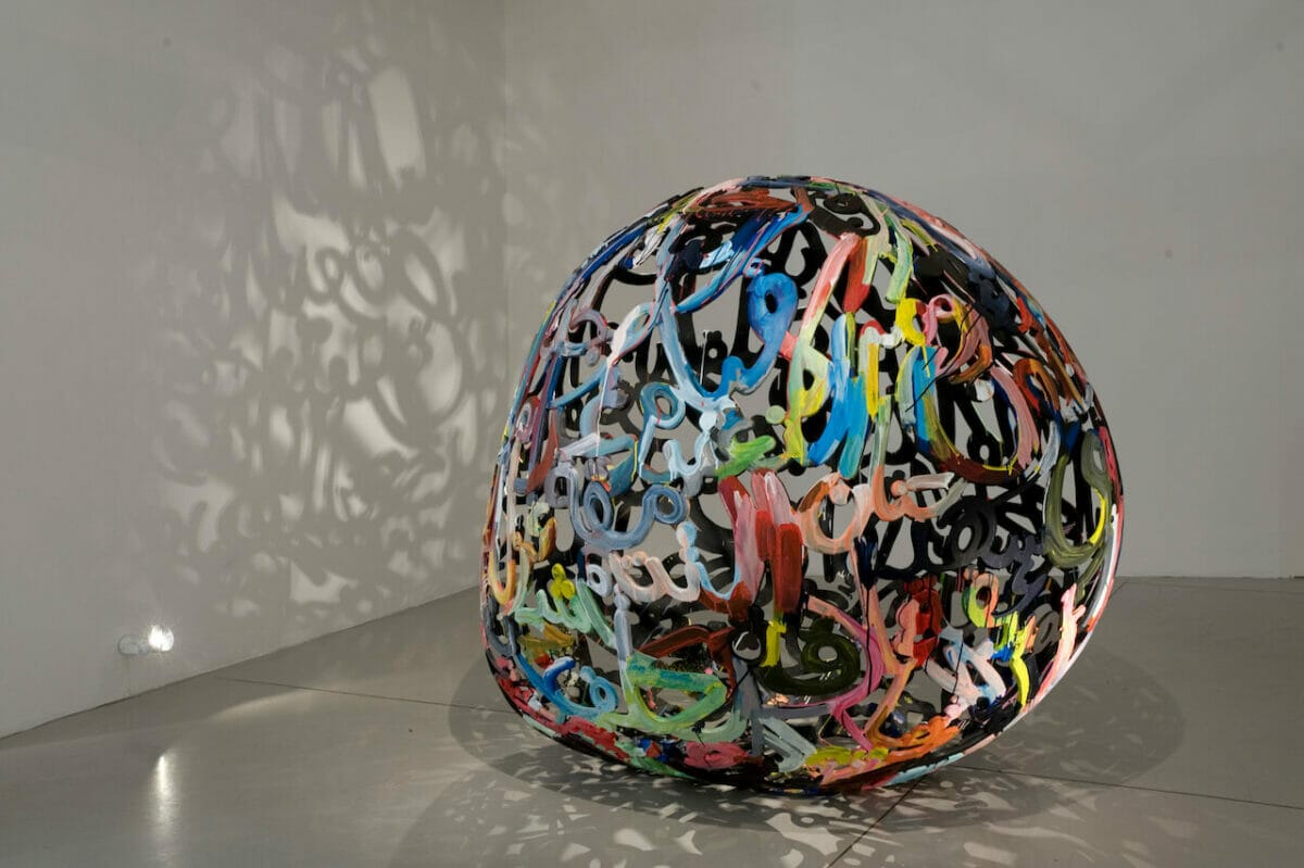 Ghada Amer, 100 Words of Love, © & Courtesy the artist