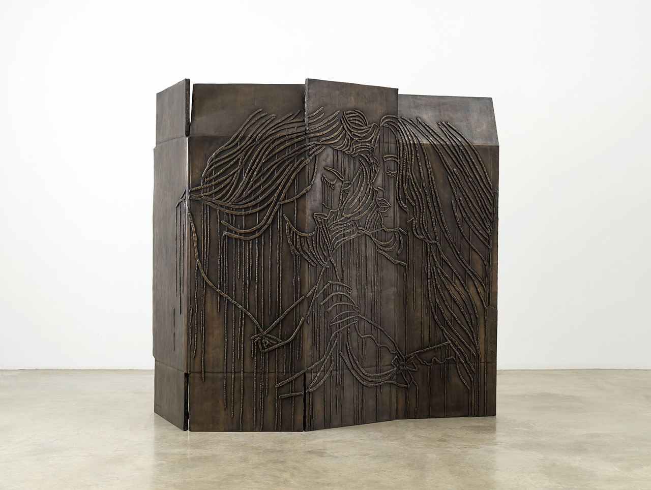 Ghada Amer, Paravent Girl, © & Courtesy the artist