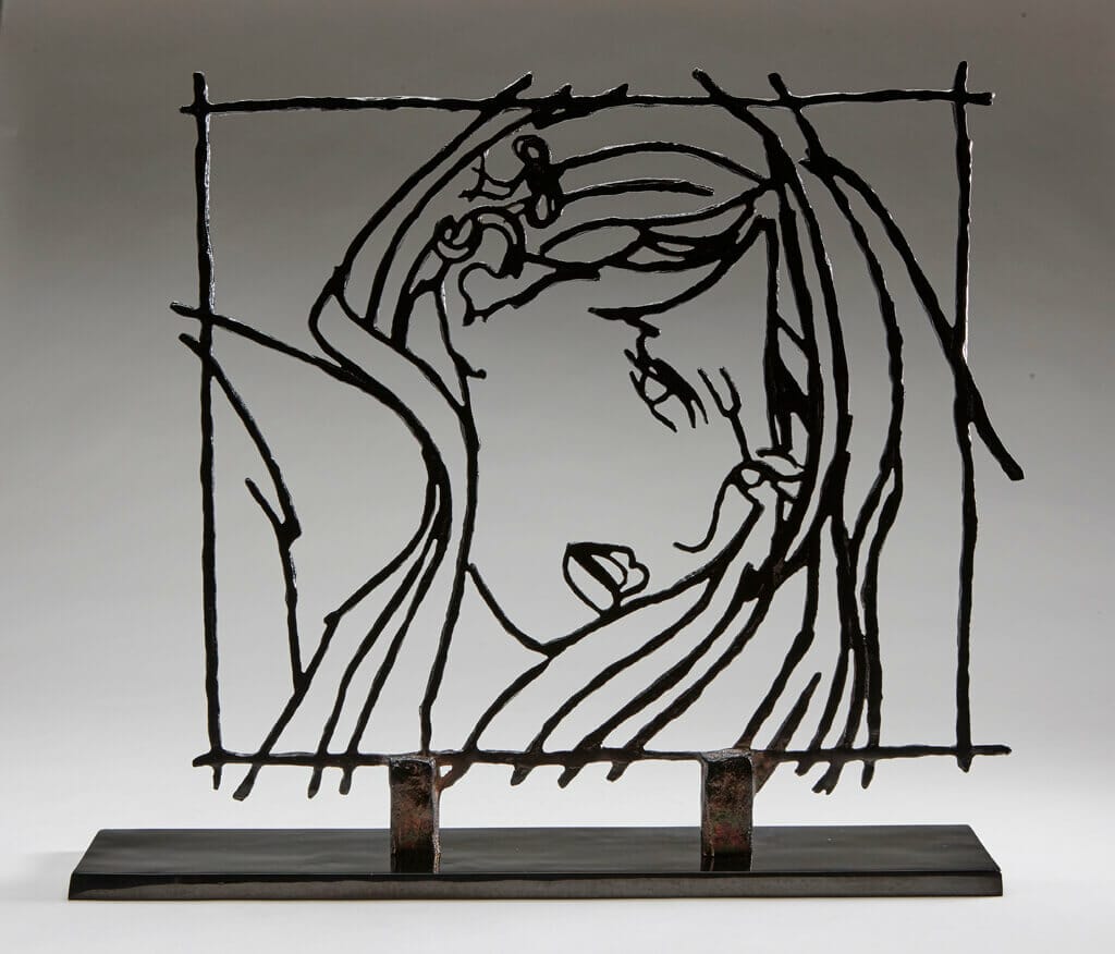 Ghada Amer, Lady in the Frame, © & Courtesy the artist