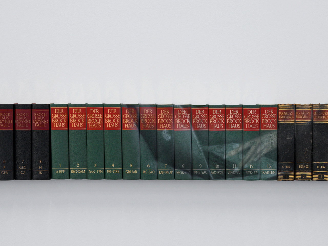 Shamiran Istifan, Atlas of a Phantom I, 2026, Books, paint, mixed materials Courtesy of the artist, Photo: Studio Stucky, © Shamiran Istifan, Curtesy the artist