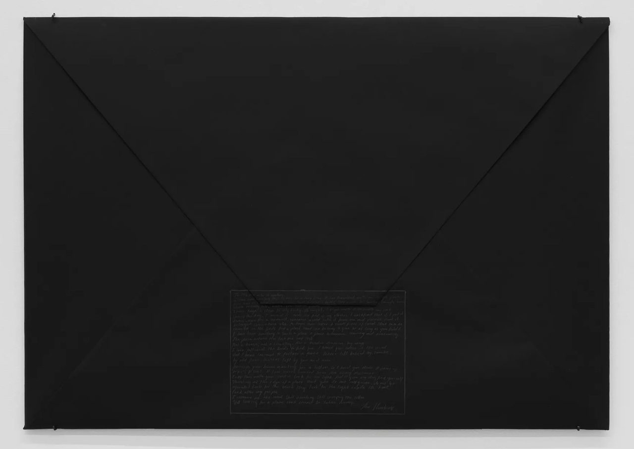 Eliyah Mesayer, Letters from a Huntress no. 1, 2026, Sirio Ultra Black uncoated paper (185 g/m²), MDF board, pencil, 70 x 100 cm, 27.56 x 39.37 in, © Eliyah Mesayer, Courtesy the artist and NILS STÆRK Gallery
