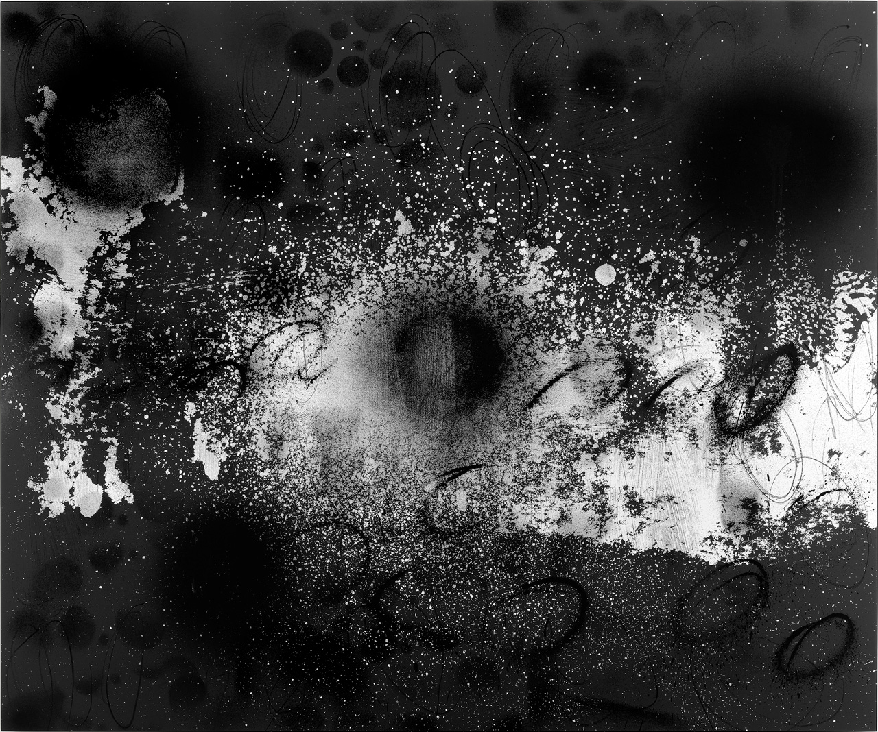 Adam Pendleton, Untitled (Days), 2026. Silkscreen ink and black gesso on canvas, 304.8 x 365.8 cm. Courtesy of the artist. Photo Elisabeth Bernstein