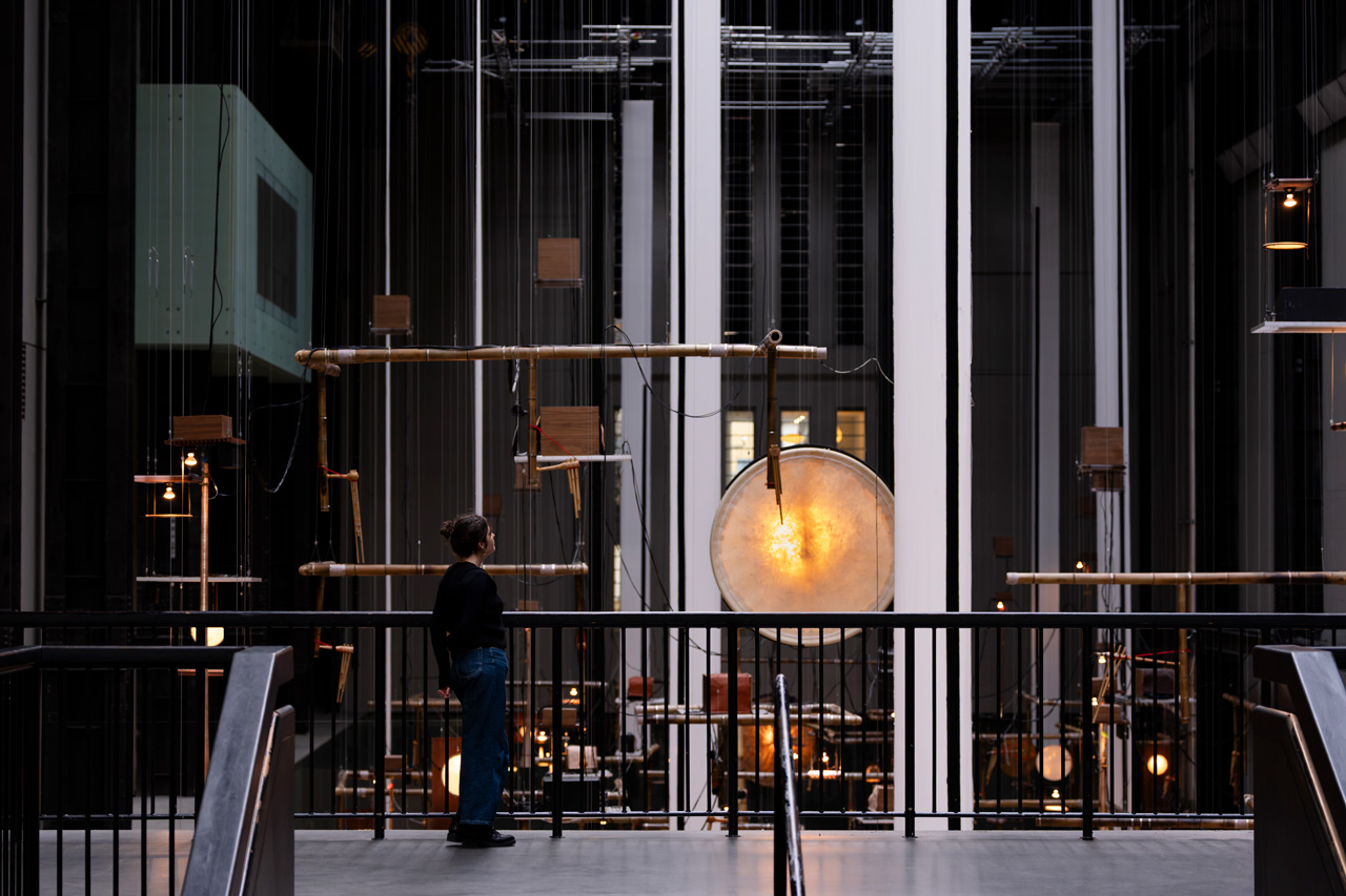 Hyundai Commission Tarek Atoui at Tate Modern. Installation View © Tate Photography (Kathleen Arundell)
