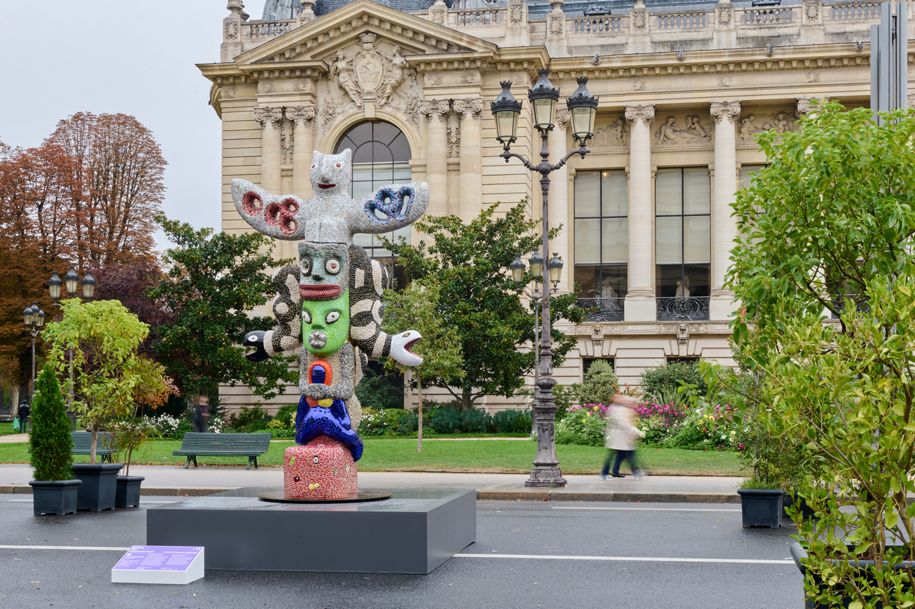 Niki de Saint-Phalle, Presented by Georges-Philippe & Nathalie Vallois, Avenue Winston Churchill, Courtesy of Art Basel