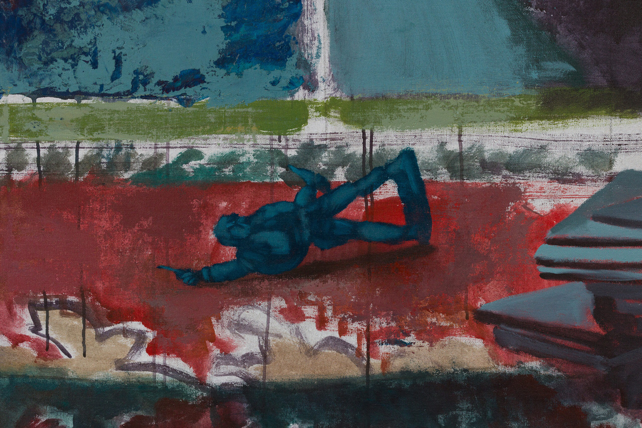 Mohammed Sami: The Basement (Detail), 2025, Photo: Modern Art, © Mohammed Sami, Courtesy der Künstler / the artist; Modern Art, London & Paris; Luhring Augustine, New York