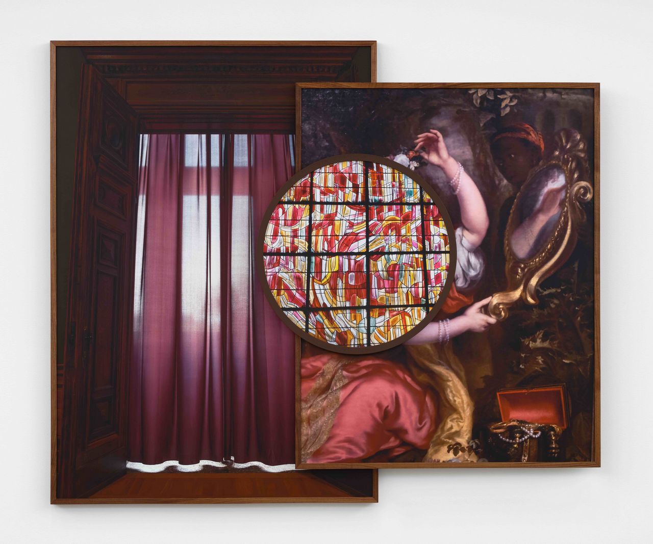 Todd Gray Portals (Antwerp, Paris), 2026, Three UV pigment prints on Dibond in artist's frames, 155.3 x 184.5 x 10.2 cm | 61 1/8 x 72 5/8 x 4 inches, © Todd Gray, Courtesy the artist and Perrotin Gallery