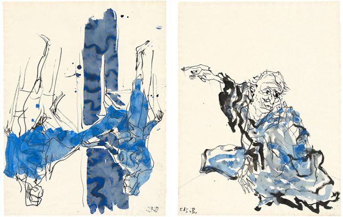 Georg Baselitz, Untitled, 2015, © Georg Baselitz 2015, Photo: Jochen Littkemann-Berlin Gagosian Gallery Archive