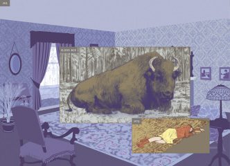 Richard McGuire, Here, (farbig, 300 Seiten), Pantheon Books, New York 2014