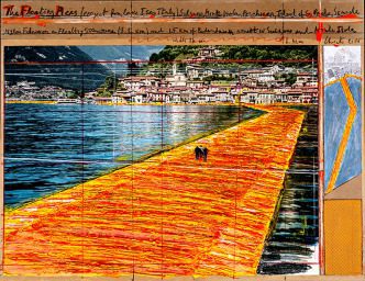 Christo & Jeanne-Claude, The Floating Piers (Project for Lake Iseo, Italy), 2015, Galerie Gmurzynska Archive
