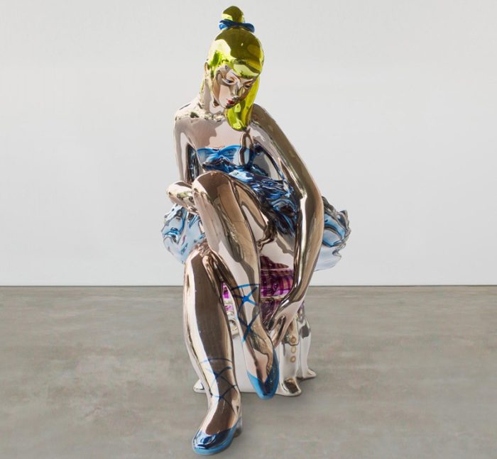 Jeff Koons, Seated Ballerina, 2010-15, © Jeff Koons, Courtesy of the artist & Almine Rech Gallery, Photo: Consultario Real Estate