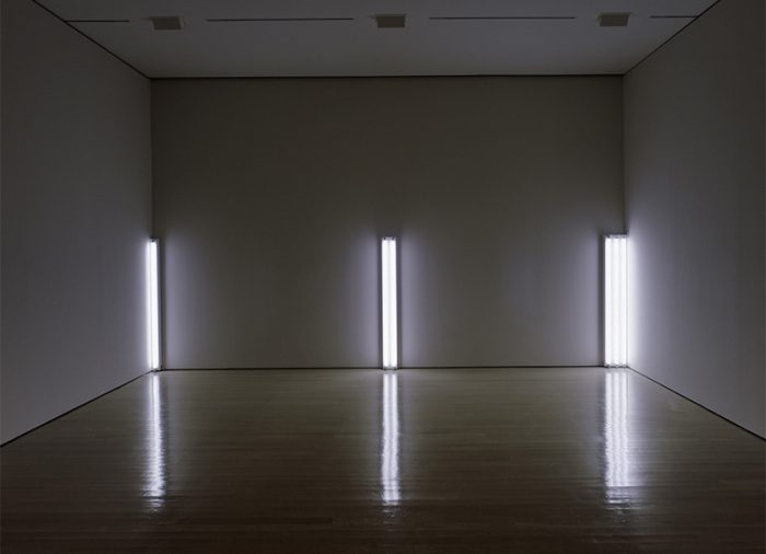 Dan Flavin, the nominal three (to William of Ockham), 1963, © 2016 Stephen Flavin / Artists Rights Society (ARS)-New York, Photo credit: The Solomon R. Guggenheim Foundation / Art Resource-NY