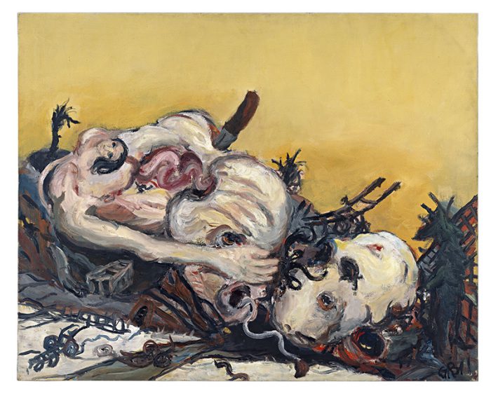Georg Baselitz, Bild für die Väter, 1965 © Georg Baselitz 2016, Moderna Museet Archive