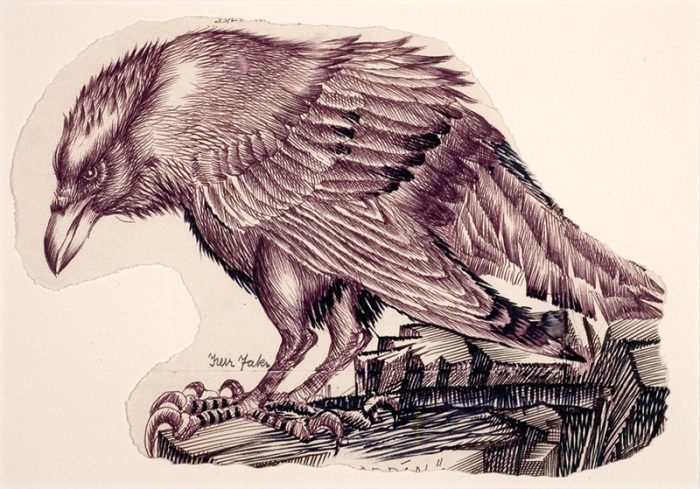 Iver Jåks, Rovfugl, Undated, Photo: Bjørn-Kåre Iversen, © KORO (Public Art Norway)/BONO, Kunsthall Trondheim Archive