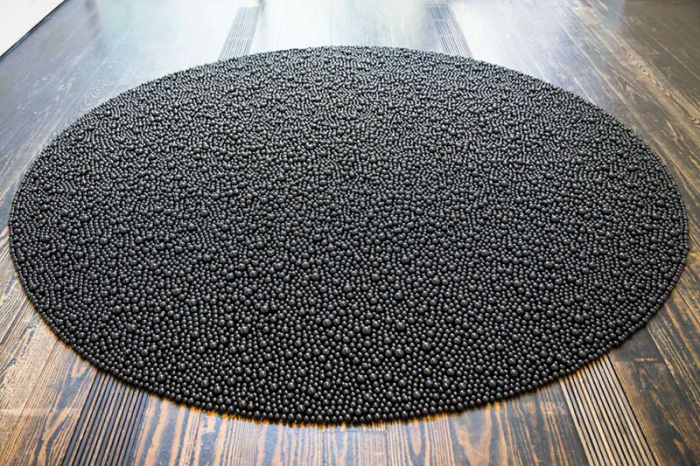 Mona Hatoum, Turbulence (black)