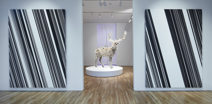 Installation view of Kohei Nawa: Trans-Figure, Pace Gallery, 229 Hamilton Avenue, Palo Alto, 18/1-25/2/18, Photo: JKA Photography, Courtesy Pace Gallery, © Kohei Nawa