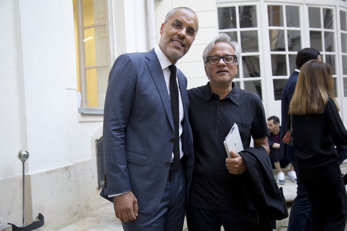 Vernissage of Anish Kapoor’s Another (M)other, kamel mennour, Paris, 2018, Photo : archives kamel mennour, Courtesy the artist, Restaurant Yannick Alléno / Pavillon Ledoyen, and kamel mennour Paris/London
