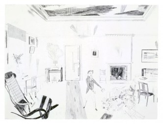 Jockum Nordström, Fuck the Big Revolution, and Where is the Holy Bible, 2005, Graphite on paper,,57 x 76.5 cm, © Jockum Nordström, Courtesy the artist and David Zwirner Gallery