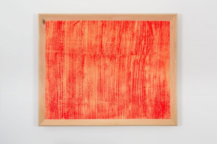 Mike Kelley, Carpet #2, 2003, Acrylic on carpet mounted on wooden panel, 101.9 x 124.8 cm, © Mike Kelley Foundation for the Arts, All Rights Reserved/VAGA at ARS NY, Courtesy. Mike Kelley Foundation for the Arts