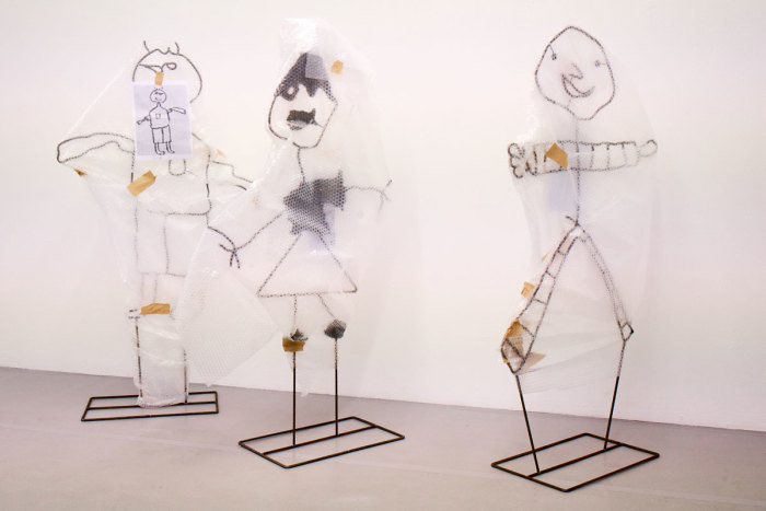 Wrapped works by Flaka Haliti at Liste Art Fair Basel 2016, courtesy LambdaLambdaLambda, Prishtina and Brussels, Photo: Daniel Spehr