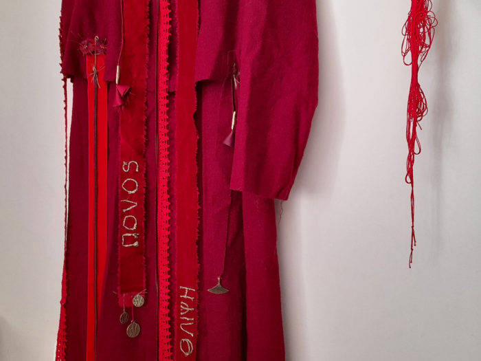 Valia Karapidaki, Τhe dress of adulthood, 2021, Mixed Media, Dimensions Variable, Courtesy the artist
