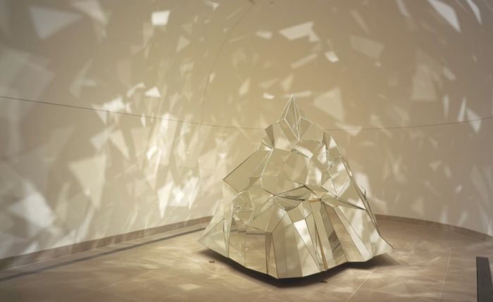 Patty Chang, Mountain (Shangri-La), 2005. Image taken by Joshua White. Courtesy of the artist., Mixed media installation