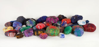 Sheila Hicks, Family Treasures, 1993, © Sheila Hicks, ADAGP, Paris and DACS, London 2023, courtesy Stedelijk Museum Amsterdam