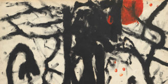 Louis Soutter, Abel (detail), 1937 - 1942, ink and gouache on paper, Photo: Serge Hasenböhler, Courtesy Galerie Karsten Greve