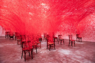 Chiharu Shiota. Everyone, a Universe, 2024. Fundació Antoni Tàpies, Barcelona. Photo: Pep Herrero © VEGAP and the Artist, 2024