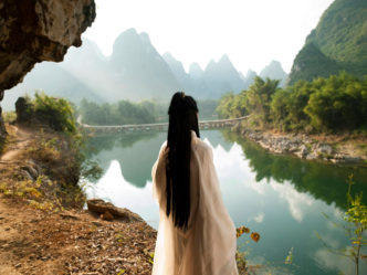 Isaac Julien, Ten thousand waves (film STILL), 2010, nine-screen installation, 35mm film transferred to digital, color, 9.2 sound, Duration: 49'41'', © Isaac Julien, Courtesy the artist and Fondation Louis Vuitton