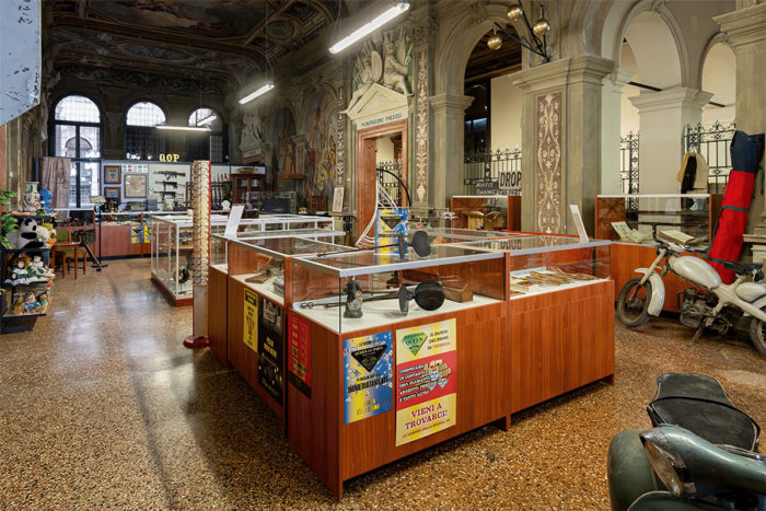 Installation view of “Monte di Pietà”, a project by Christoph Büchel. Fondazione Prada, Venice. Photo: Marco Cappelletti. Courtesy: Fondazione PradaInstallation view of “Monte di Pietà”, a project by Christoph Büchel. Fondazione Prada, Venice. Photo: Marco Cappelletti. Courtesy: Fondazione Prada