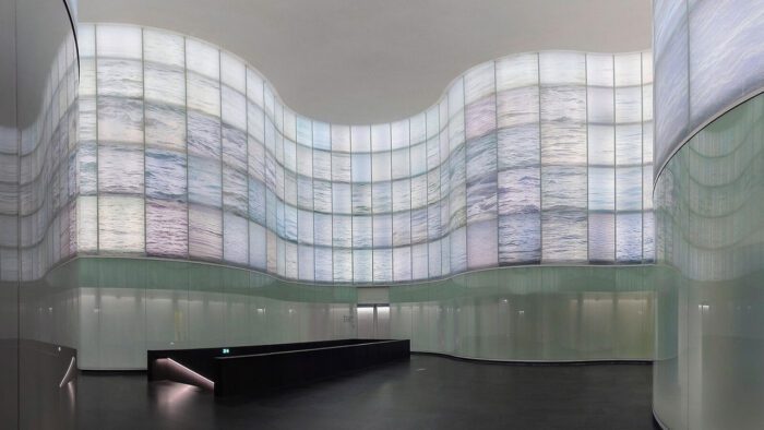 Adrian Paci Il vostro cielo fu mare, il vostro mare fu Cielo, Exhibition view Mudec-Milan, 2024, Photo: Sara Rizzo, Courtesy the artist and Mudec