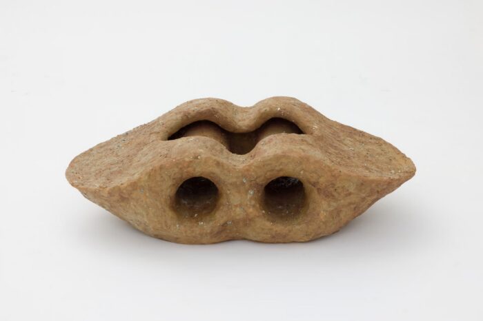 Akane Saijo, Soil and Flesh, 2024, ceramic, 10 1/8 x 31 1/4 x 15 7/8 inches, Photo: SAIKI, © Akane Saijo, Courtesy the artist and Blum Gallery