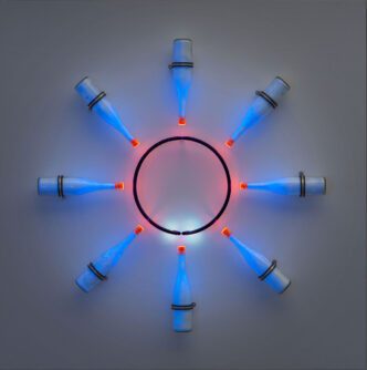 Brigitte Kowanz | 1x8, 1988 | The ALBERTINA Museum, Vienna – Family Collection Haselsteiner © Estate Brigitte Kowanz / Bildrecht, Vienna 2025 | Photo: Stefan Altenburger