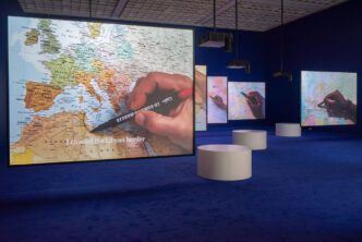 nstallation view, Bouchra Khalili, The Louisiana Museum of Modern Art- Humlebæk, 2025, Photo: Louisiana Museum of Modern Art / Camilla Stephan