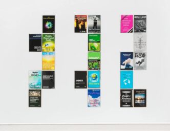 Peter Fischli, Planet People Profit, “Group 5”, 2021 - UltraChrome pigment print mounted on mirror. Courtesy of Galerie Buchholz, Berlin/Cologne/New York.