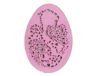 Lucio Fontana, La Fine di Dio, 1963-64, Oil, gashes, holes, and graffiti on canvas, 178 × 123 cm (70 × 48.43 in), © Fondazione Lucio Fontana, Courtesy F ondazione Lucio Fontana and Thaddaeus Ropac Gallery