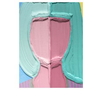 José Lerma, Sira, 2024, Acrylic on burlap, 121.9 x 91.4 cm, 48 x 36 in, © José Lerma, Courtesy the artist and Almine Rech Gallery