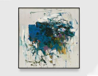 Joan Mitchell, Peinture I, 1964, Oil on canvas, 39 1/4 x 39 inches (99.7 x 99.1 cm), Framed: 40 1/4 x 40 1/4 inches (102.2 x 102.2 cm), Signed lower right recto, Sarofim Foundation Collection , © Estate of Joan Mitchell