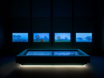 John Akomfrah, Listening All Night To The Rain, Installation view Museo Nacional Thyssen-Bornemisza-Madrid, 2025, Image: © Maru Serrano, Courtesy the artist and Museo Nacional Thyssen-Bornemisza