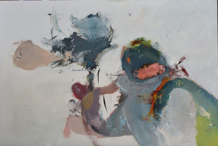 Nikos Kryonidis, UNTITLED, 2025, acrylics on canvas,120 X 180 cm, © Nikos Kryonidis, Courtesy the artist and Astrolavos - dexameni Gallery