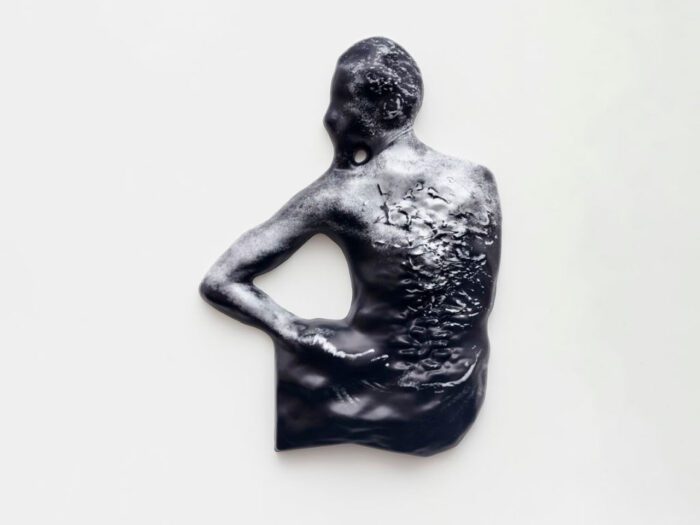 Arthur Jafa, Ex-Slave Gordon, 2017, Vacuum formed plastic, 144.8 × 111.8 × 22.9 cm | 57 × 44 × 9 inches, © Arthur Jafa, Courtesy the artist and Sprüth Magers Gallery