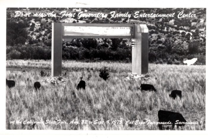 Carl Cheng, Artist invitation for First Generation Family Entertainment Center, 1968 at California State Fair, 1975, © Carl Cheng, Courtesy the artist