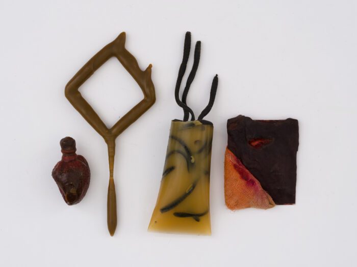 Carl Cheng, Title: Emotional Tools, 1966–2024, Fabricated organic materials, © Carl Cheng, Courtesy the artist and Philip Martin Gallery, Los Angeles, Photo Credit: Jeff McLane