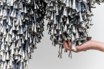 Marie Watt, Thirteen Moons, 2025, photo: Mario Gallucci, courtesy of the artist