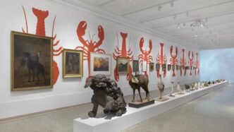 John M Armleder, Observatoires: Carte blanche à John M. Armleder, Installation view, Museum of Art and History-Geneva, 2026, Photo: Annik Wetter, Courtesy the artist and Museum of Art and History