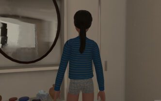 Marina Xenofontos, Twice Upon a While, video game, 2018-2026, © Marina Xenotontos, Courtesy the artist and Musée cantonal des Beaux-Arts