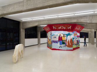 Małgorzata Mirga-Tas, Pani, so tradeł / Water that Wanders, Exhibition view, Kunsthal Charlottenborg- Copenhagen, 2026, Courtesy the artist and Kunsthal Charlottenborg