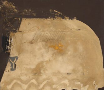 Antoni Tàpies. Marró i ocre (1959). Collection of the Juan March Foundation, Spanish Museum of Abstract Art, Cuenca. © Tàpies Committee / VEGAP, 2026