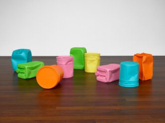 Rachel Whiteread, Installation view of multiple works from Rachel Whiteread’s 'Untitled (Canister)' series (2024–), © Rachel Whiteread, Photo: Prudence Cuming Associates Ltd, Courtesy Gagosian