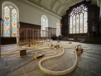 Tarek Atoui, Souffle Continu & Sunflowers, Exhibition View, IMMA — Irish Museum of Modern Art-Dublin, 2026, Courtesy the artist and IMMA — Irish Museum of Modern Art